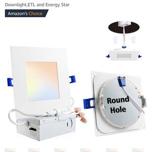 Adetu ultra thin panel light 6 pack